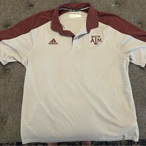 Texas A&M adidas polo